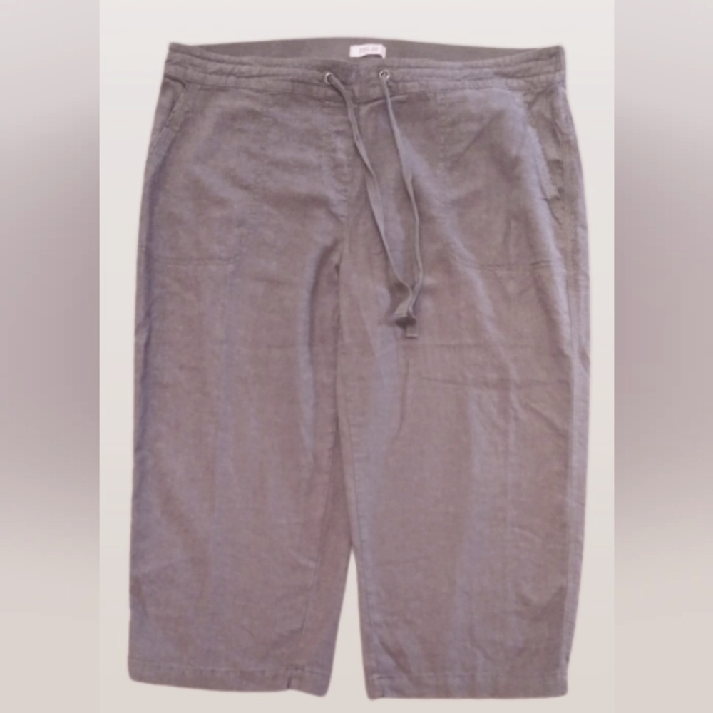 Per Se linen capris